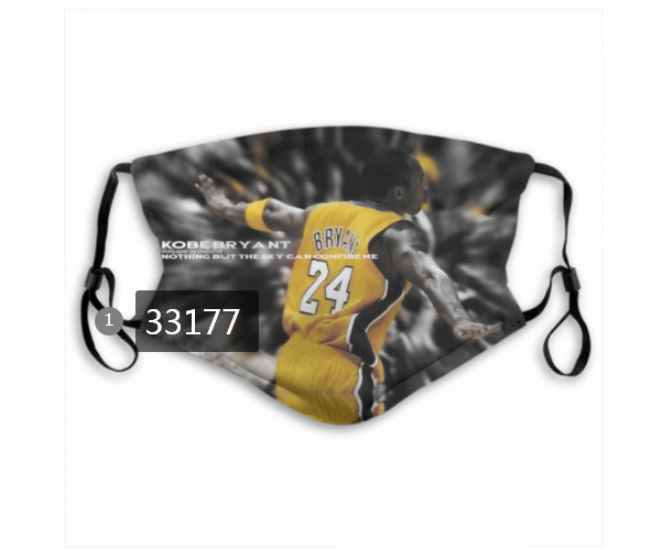 2021 NBA Los Angeles Lakers 24 kobe bryant 33177 Dust mask with filter